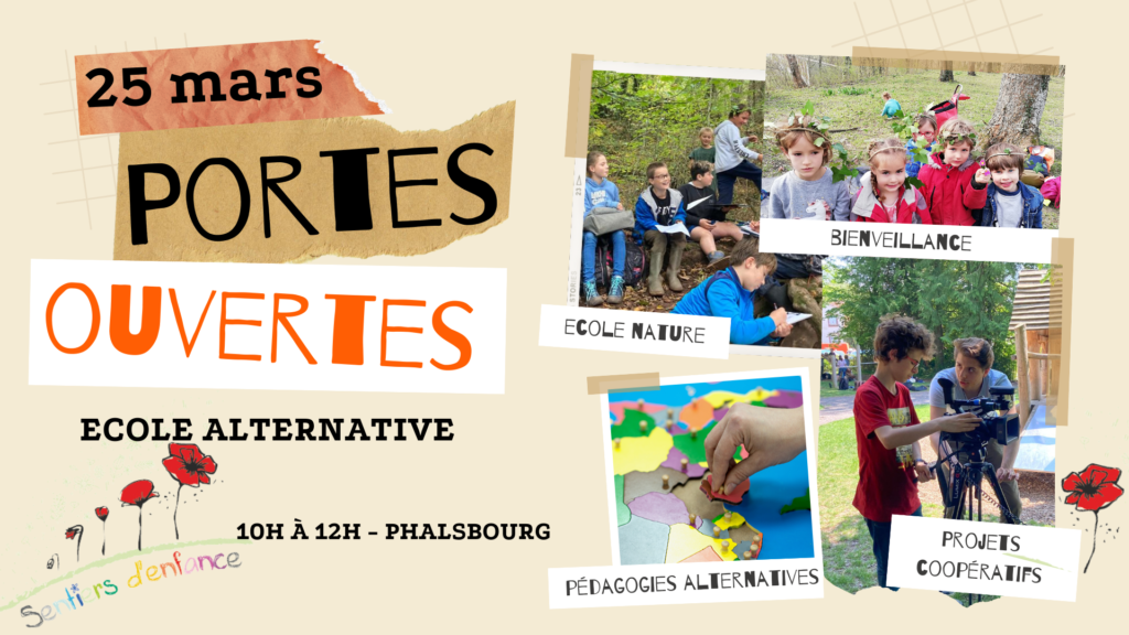 Portes ouvertes école Sentiers d'Enfance