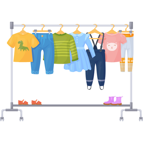 Ressourcerie spécialisée pour les enfants : vêtements et matériel de puériculture